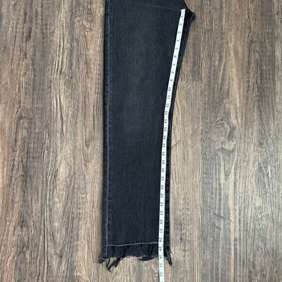 Moussy Northville High Waisted Straight Leg Jeans in Black Size 27 - Picture 15 of 16